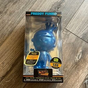 Funko Hikari Japanese Vinyl Neon Blue Glitter Freddy Funko Pop Limited 1 of 500